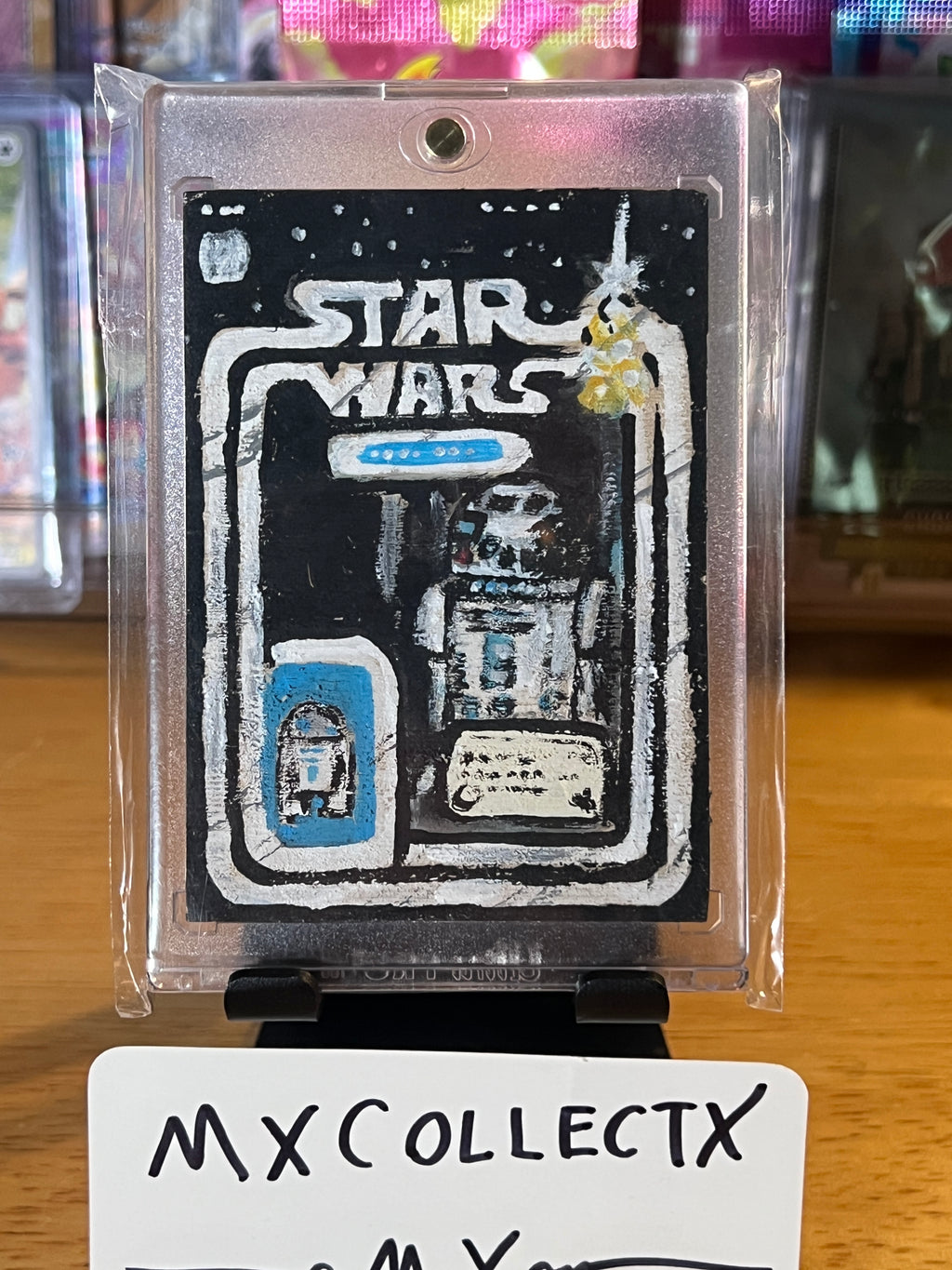 R2-D2 - John Soukup PSC - Star Wars Wood Sketch Card 1/1