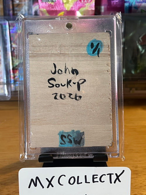 Bossk - John Soukup PSC - Star Wars Wood Sketch Card 1/1