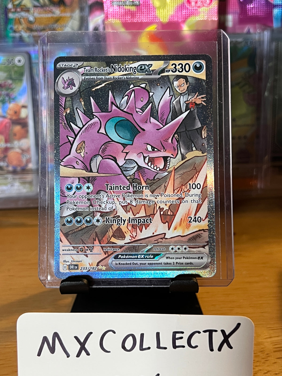 Team Rocket's Nidoking ex - SIR #233 - Pokémon Destined Rivals
