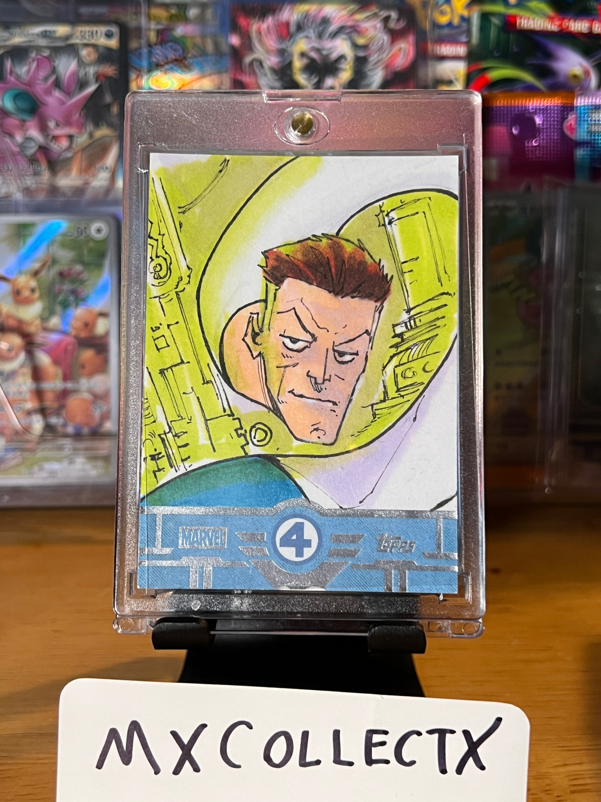 Mister Fantastic  1/1 Artist Sketch - 2026 Topps Finest Fantastic Four