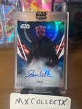 Sam Witwer voice of Darth Maul #A-SW 49/50 - 2023 Topps Star Wars Signature Series