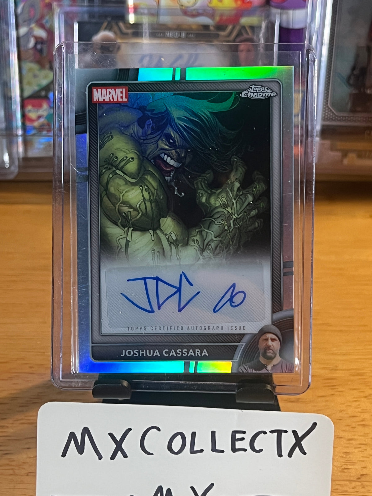 Joshua Cassara Hulk: Blood Hunt #1 Artist Autograph Refractor #AA-JA - 2026 Topps Marvel Chrome