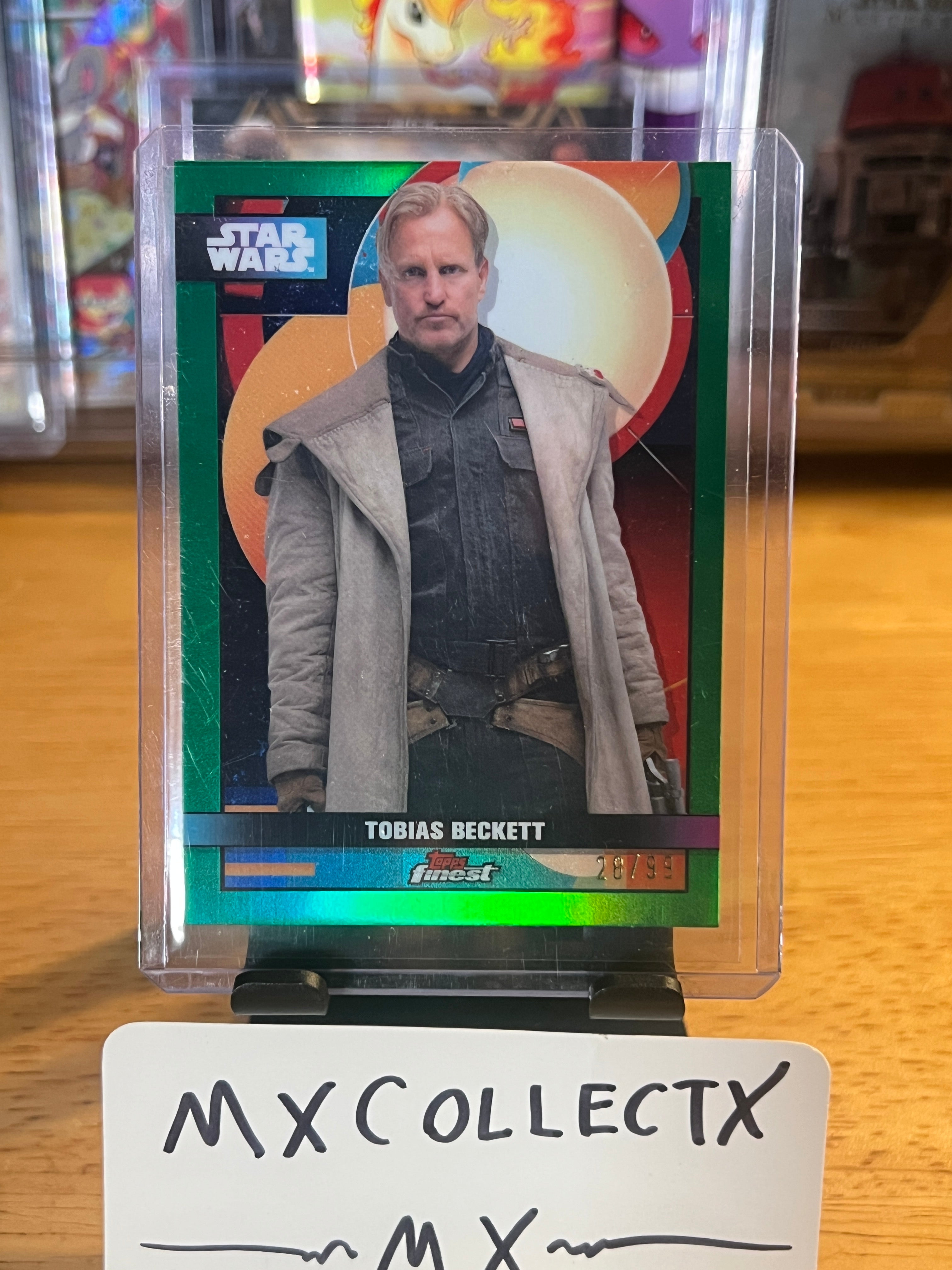 Tobias Becket Topps Finest #F-35 28/99 - 2025 Topps Star Wars Smugglers Outpost