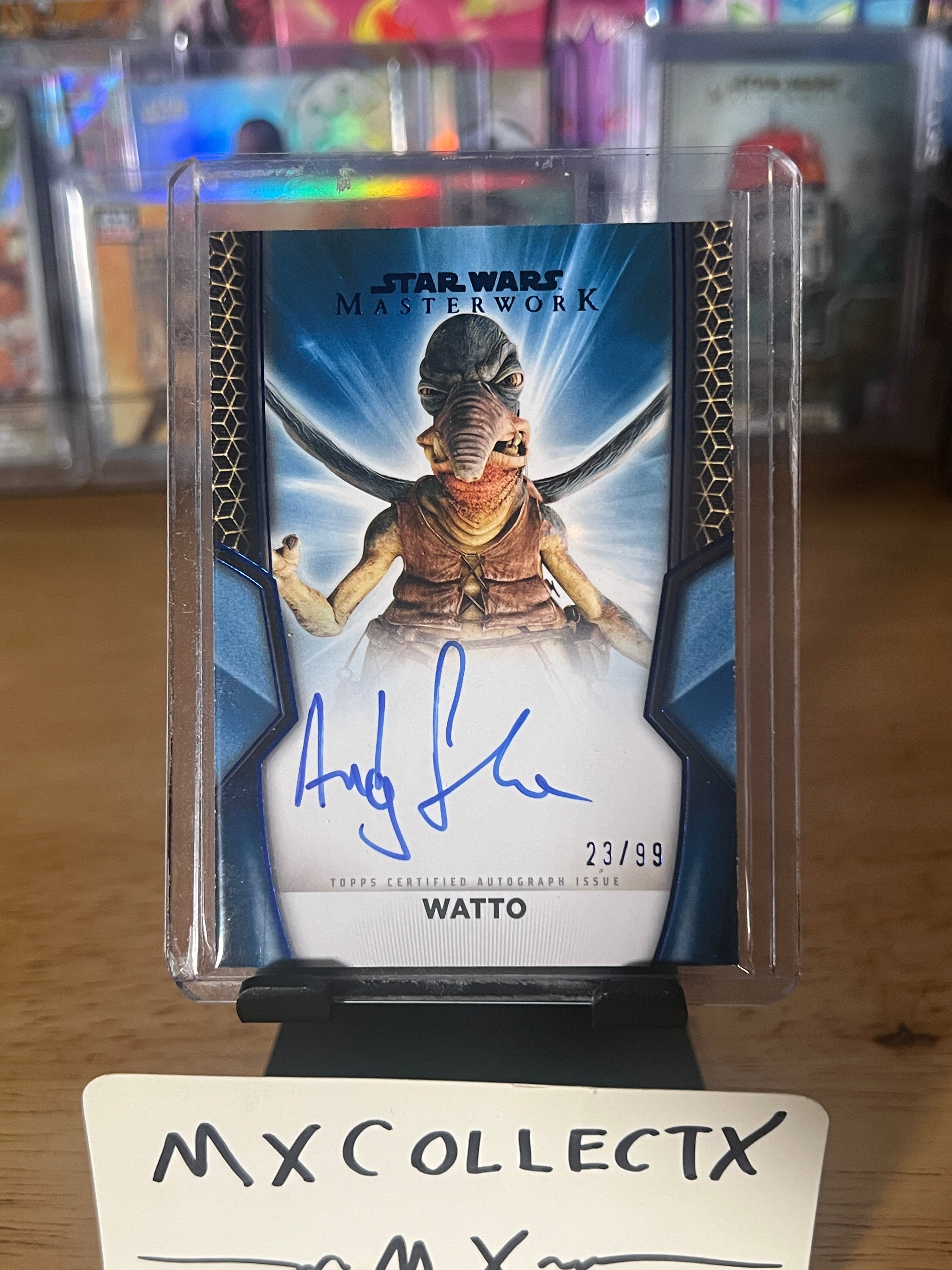 Andy Secombe as Watto #A-W 23/99 - Autograph - 2025 Topps Star Wars Masterwork