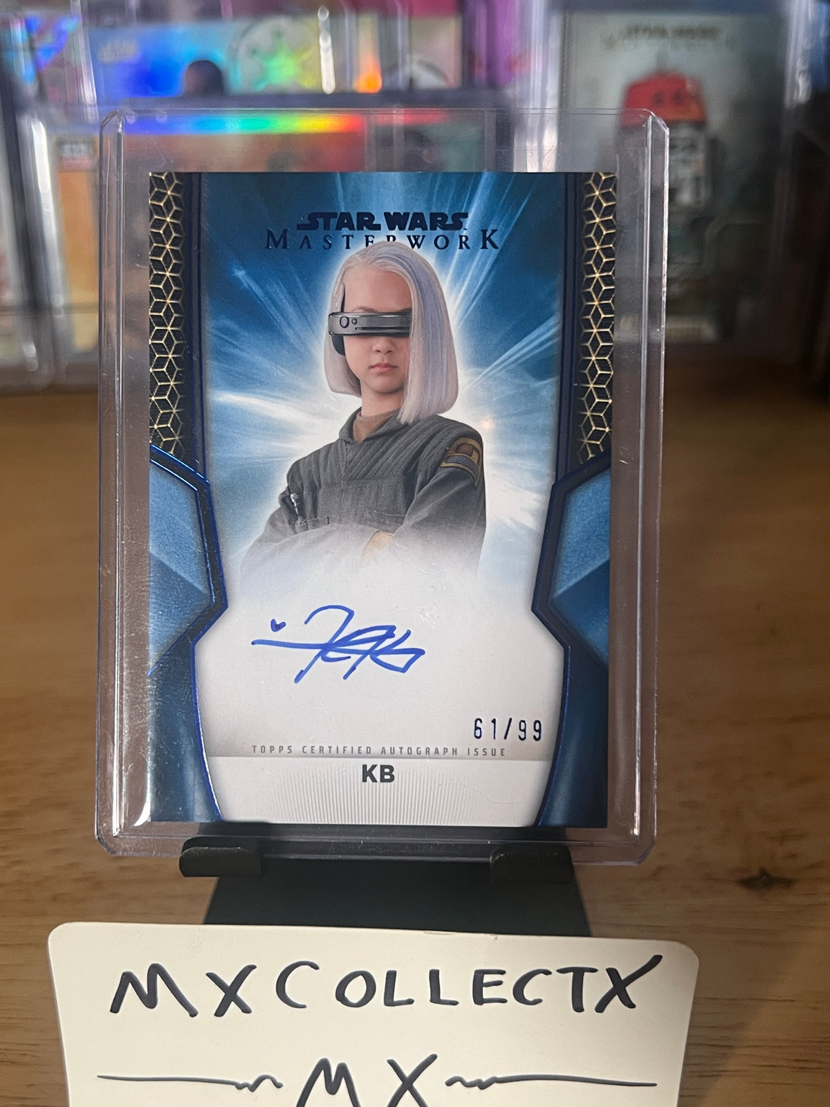 Kyriana Kratter as KB #A-KB 61/99 - Autograph - 2025 Topps Star Wars Masterwork