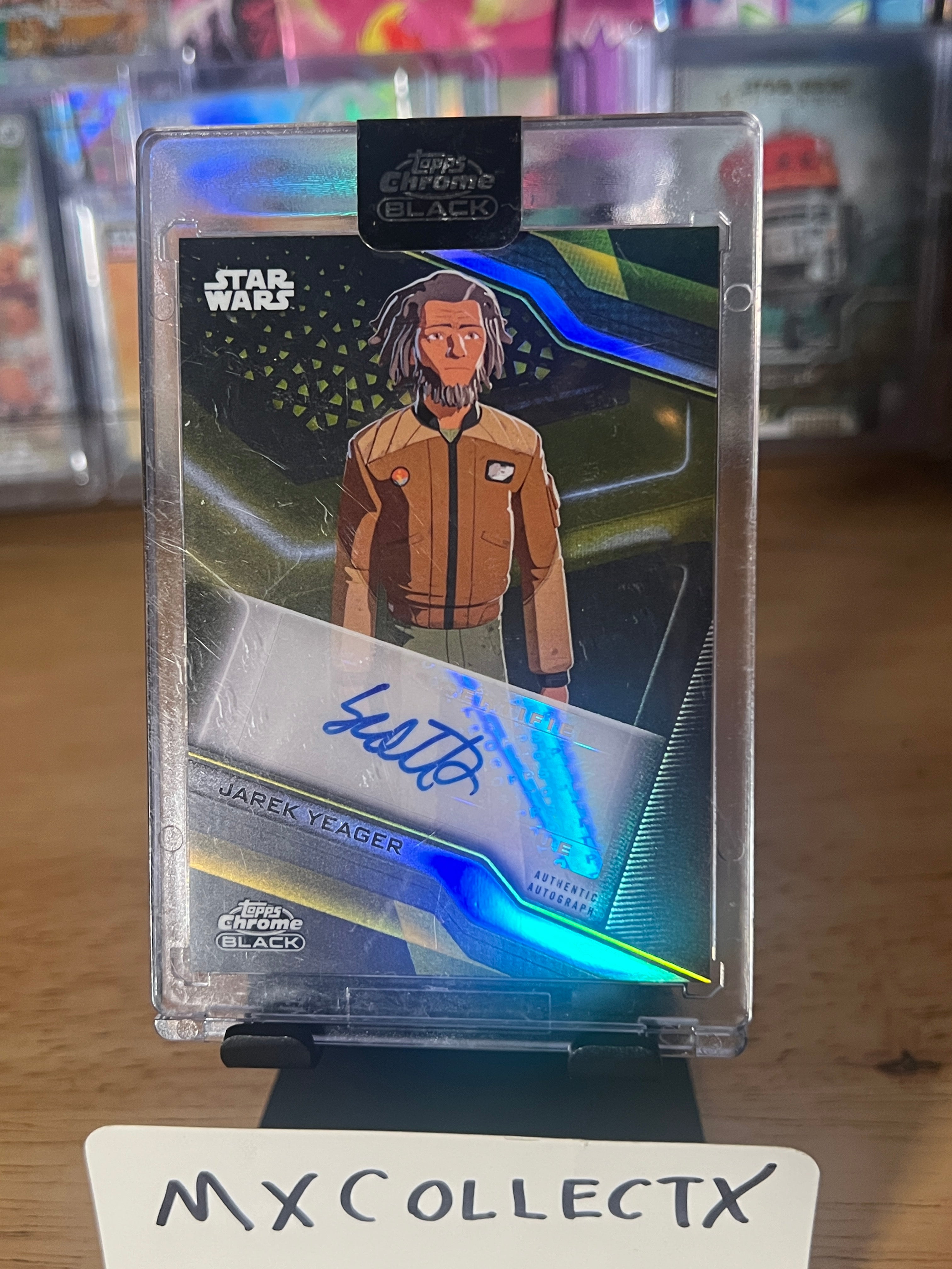 Scott Lawrence as Jarek Yeager #A-SL 37/50 - 2022 Topps Chrome Black