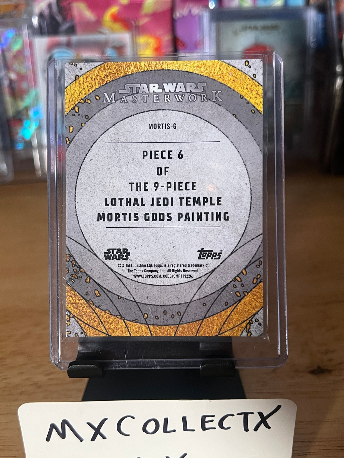 Lothal Jedi Temple Mortis Gods Painting Puzzle Card 6 #MORTIS-6 - 2025 Topps Star Wars Masterwork