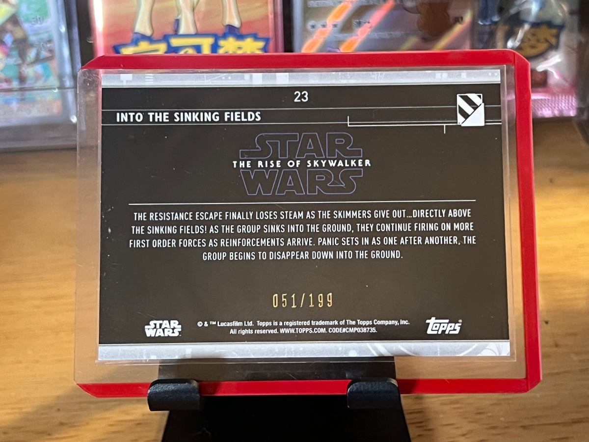Into The Sinking Fields #23 051/199 - Topps Star Wars: The Rise of Skywalker Series 2