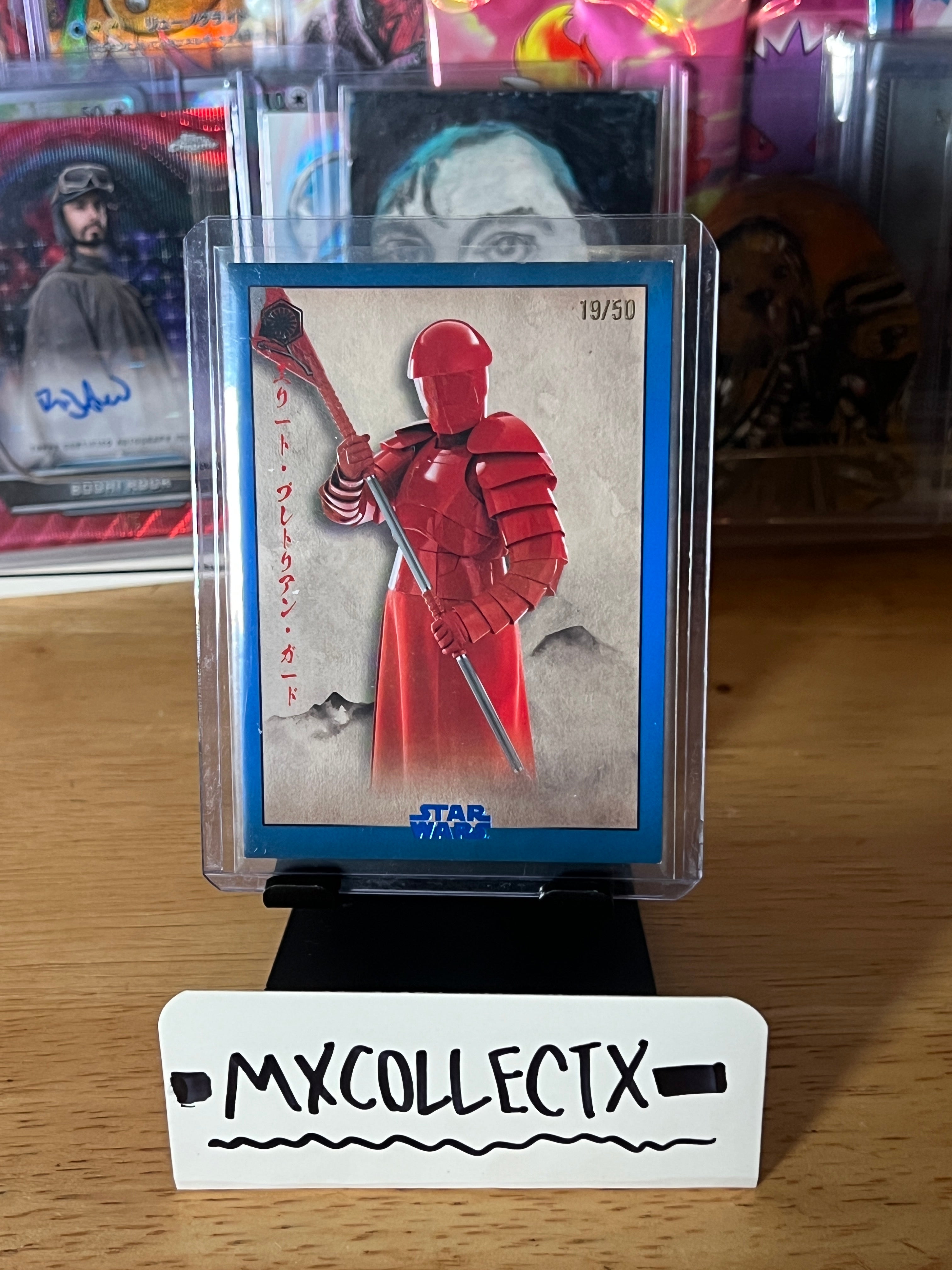 Elite Praetorian Guard Blue #FO-7 19/50 - 2025 Topps Star Wars Meiyo