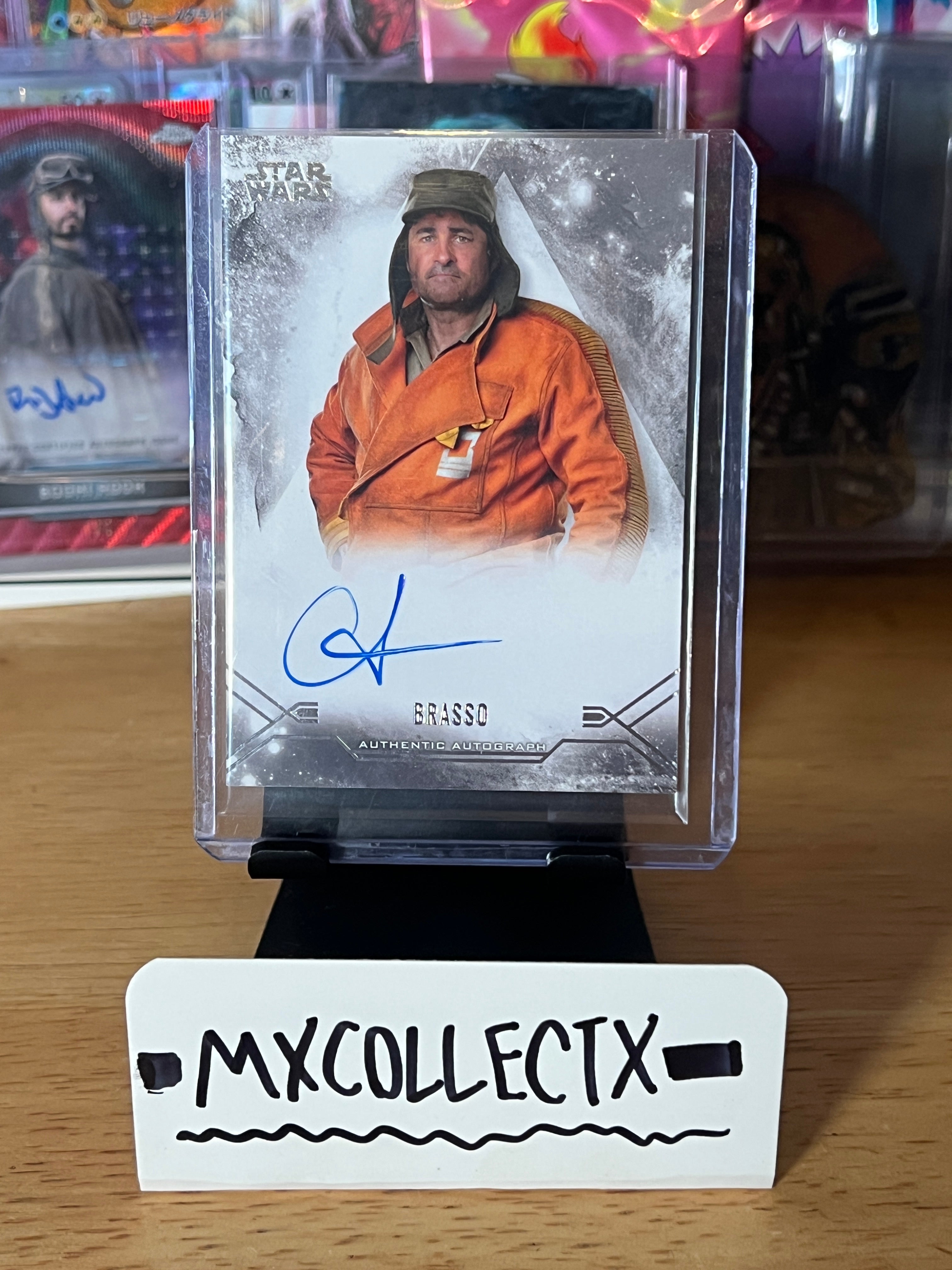 Joplin Sibtain as Brasso Stellar Signatures #SSA-JOP - 2025 Topps Star Wars Smuggler's Outpost