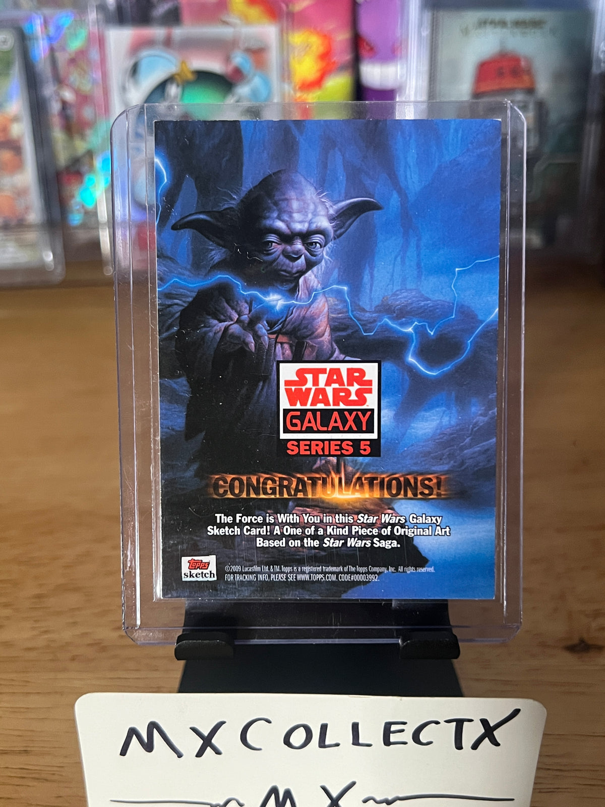 Luke Skywalker Sketch by Howard Shum - 2010 Topps Star Wars Galaxy Series 5 1/1 Sketch Card