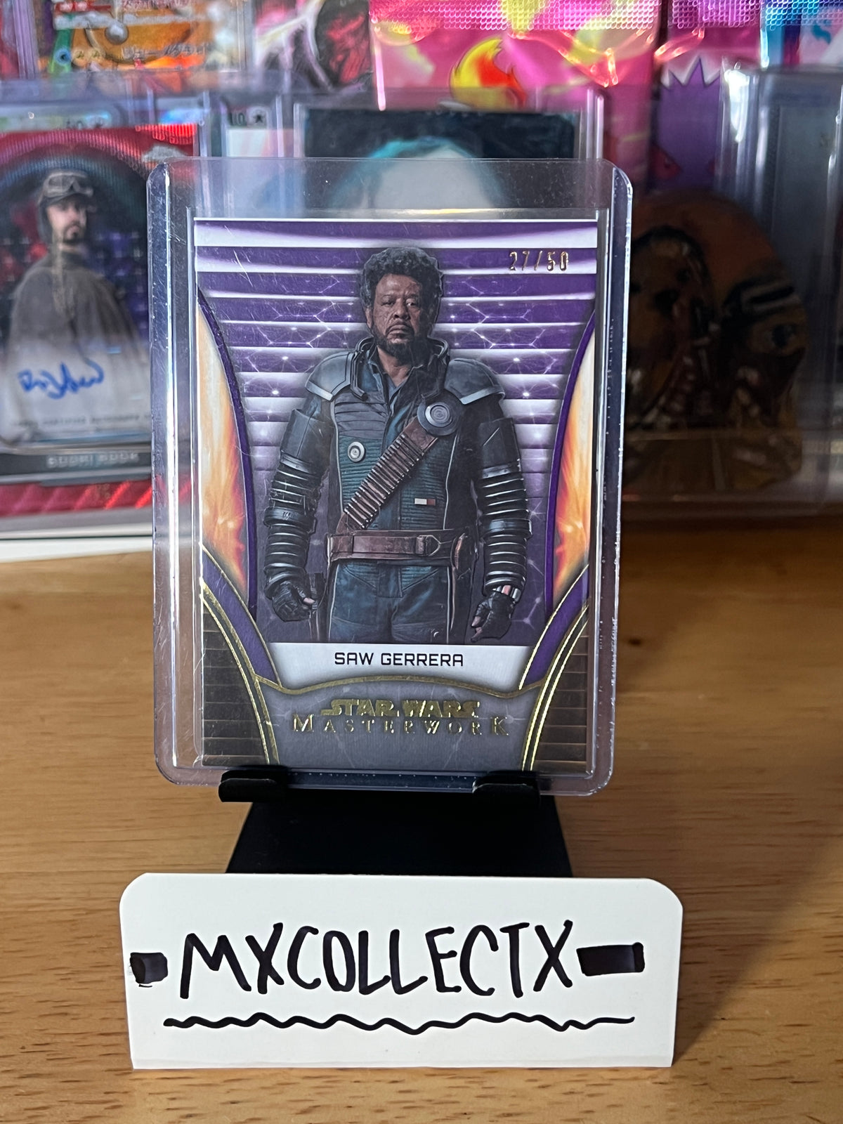Saw Gerrera Purple #57 27/50 - 2025 Topps Star Wars Masterwork