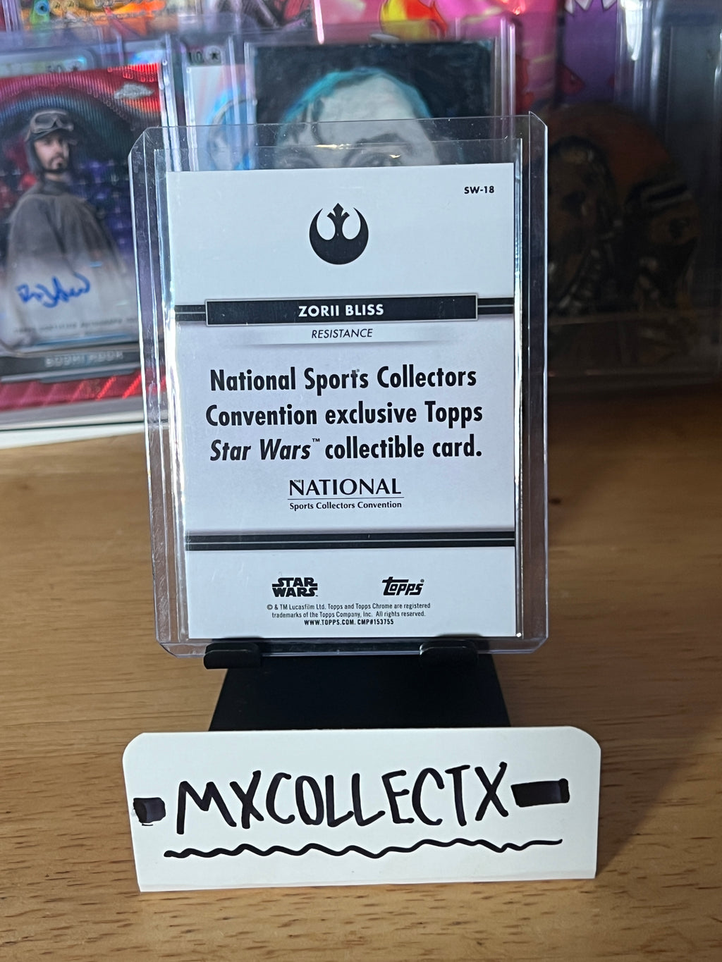 Zorii Bliss Refractor #SW-18 - 2026 Topps Star Wars (NSCC) National Sports Collectors Convention